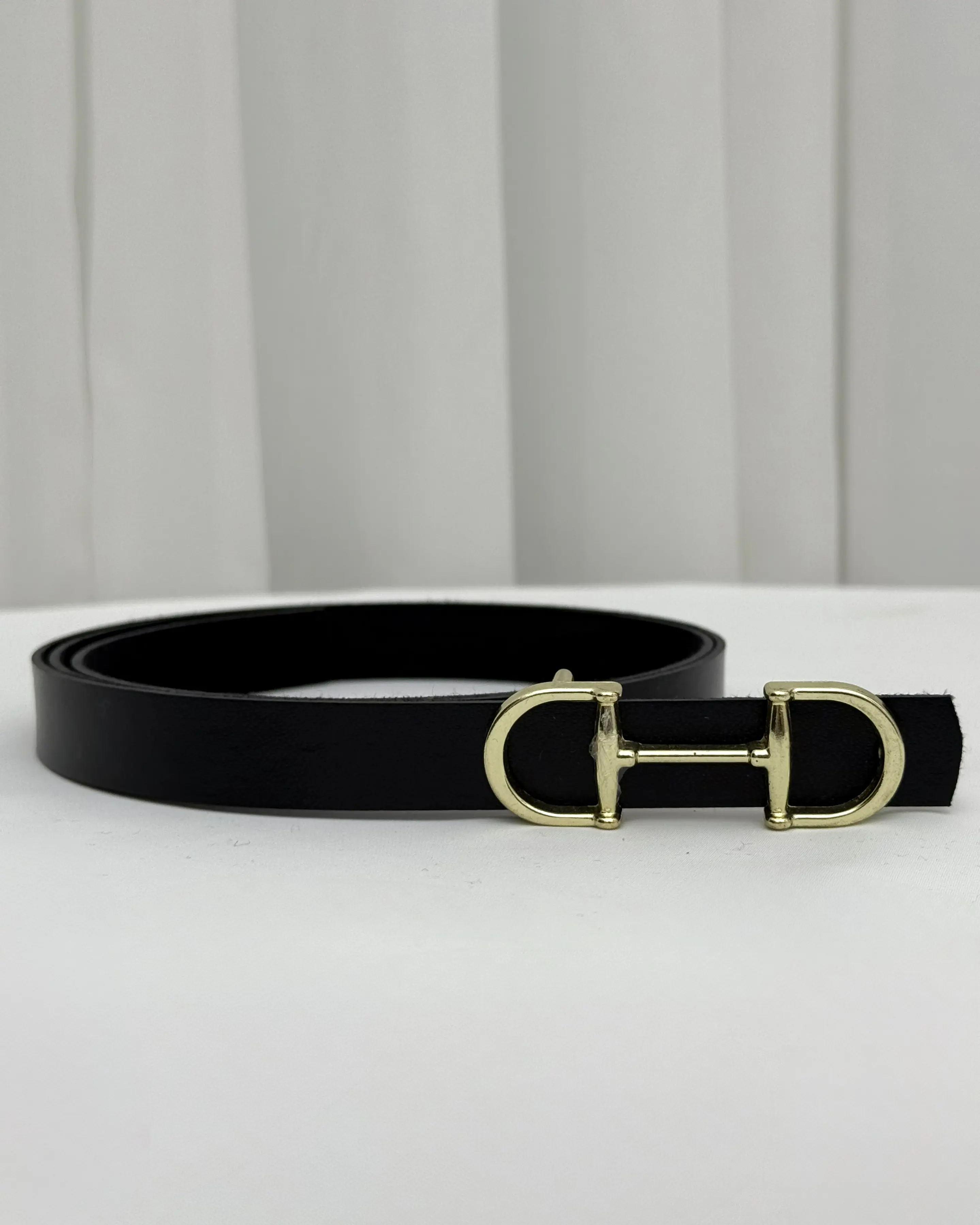 کمربند دخترانه چرم دو سانتی